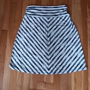 Striped Black and White Skirt